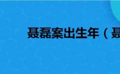 聂磊案出生年（聂磊死刑现场妻子）