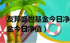 友邦盛世基金今日净值460001（友邦盛世基金今日净值）