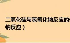 二氧化硅与氢氧化钠反应的化学方程式（二氧化硅与氢氧化钠反应）