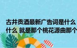 古井贡酒最新广告词是什么（古井贡酒年份原浆的广告词是什么 就是那个桃花源曲那个）