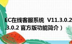 EC在线客服系统  V11.3.0.2 官方版（EC在线客服系统  V11.3.0.2 官方版功能简介）