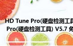 HD Tune Pro(硬盘检测工具) V5.7 免费中文版（HD Tune Pro(硬盘检测工具) V5.7 免费中文版功能简介）