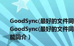 GoodSync(最好的文件同步软件) V11.1.7.7 多语官方版（GoodSync(最好的文件同步软件) V11.1.7.7 多语官方版功能简介）