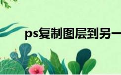 ps复制图层到另一张图为什么不一致