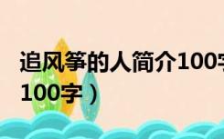 追风筝的人简介100字英文（追风筝的人简介100字）