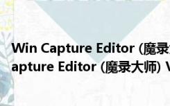 Win Capture Editor (魔录大师) V1.3 绿色免费版（Win Capture Editor (魔录大师) V1.3 绿色免费版功能简介）