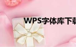 WPS字体库下载（wps字体库）