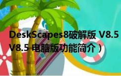 DeskScapes8破解版 V8.5 电脑版（DeskScapes8破解版 V8.5 电脑版功能简介）