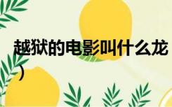 越狱的电影叫什么龙（史泰龙越狱的电影名字）