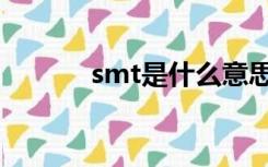 smt是什么意思（smt是什么）