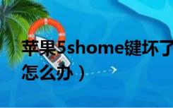 苹果5shome键坏了怎么办（home键坏了 怎么办）