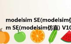 modelsim SE(modelsim仿真) V10.1c 免费版（modelsim SE(modelsim仿真) V10.1c 免费版功能简介）