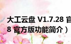 大工云盘 V1.7.28 官方版（大工云盘 V1.7.28 官方版功能简介）