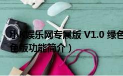 小K娱乐网专属版 V1.0 绿色版（小K娱乐网专属版 V1.0 绿色版功能简介）