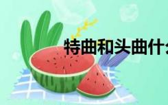 特曲和头曲什么区别（特曲）