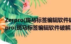 Zerpro(斑马标签编辑软件破解版) V250 免激活码版（Zerpro(斑马标签编辑软件破解版) V250 免激活码版功能简介）