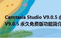 Camtasia Studio V9.0.5 永久免费版（Camtasia Studio V9.0.5 永久免费版功能简介）