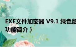 EXE文件加密器 V9.1 绿色版（EXE文件加密器 V9.1 绿色版功能简介）