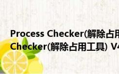 Process Checker(解除占用工具) V4.0 官方版（Process Checker(解除占用工具) V4.0 官方版功能简介）