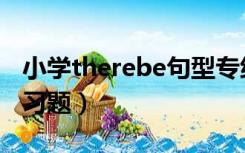 小学therebe句型专练（小学therebe句型练习题）