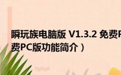 瞬玩族电脑版 V1.3.2 免费PC版（瞬玩族电脑版 V1.3.2 免费PC版功能简介）