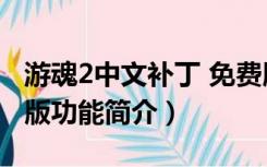 游魂2中文补丁 免费版（游魂2中文补丁 免费版功能简介）