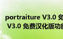 portraiture V3.0 免费汉化版（portraiture V3.0 免费汉化版功能简介）