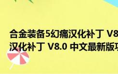 合金装备5幻痛汉化补丁 V8.0 中文最新版（合金装备5幻痛汉化补丁 V8.0 中文最新版功能简介）