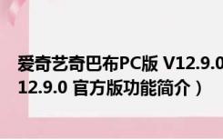 爱奇艺奇巴布PC版 V12.9.0 官方版（爱奇艺奇巴布PC版 V12.9.0 官方版功能简介）