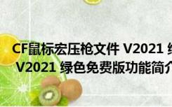 CF鼠标宏压枪文件 V2021 绿色免费版（CF鼠标宏压枪文件 V2021 绿色免费版功能简介）