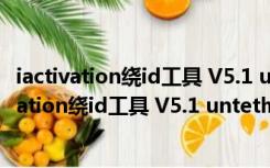 iactivation绕id工具 V5.1 untethered 绿色免费版（iactivation绕id工具 V5.1 untethered 绿色免费版功能简介）