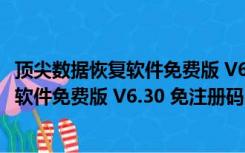 顶尖数据恢复软件免费版 V6.30 免注册码版（顶尖数据恢复软件免费版 V6.30 免注册码版功能简介）