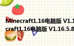 Minecraft1.16电脑版 V1.16.5.84547 中文免费版（Minecraft1.16电脑版 V1.16.5.84547 中文免费版功能简介）