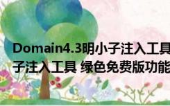 Domain4.3明小子注入工具 绿色免费版（Domain4.3明小子注入工具 绿色免费版功能简介）