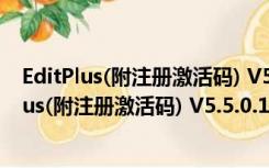 EditPlus(附注册激活码) V5.5.0.1764 汉化破解版（EditPlus(附注册激活码) V5.5.0.1764 汉化破解版功能简介）