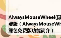 AlwaysMouseWheel(鼠标滚轮增强) 64位 V5.35 绿色免费版（AlwaysMouseWheel(鼠标滚轮增强) 64位 V5.35 绿色免费版功能简介）