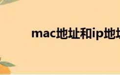 mac地址和ip地址的区别通俗理解