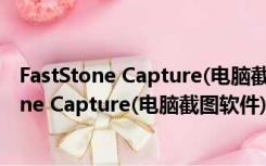 FastStone Capture(电脑截图软件) V9.7 官方版（FastStone Capture(电脑截图软件) V9.7 官方版功能简介）