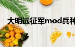 大明远征军mod兵种（大明远征军mod）