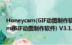 Honeycam(GIF动图制作软件) V3.1.8 免费版（Honeycam(GIF动图制作软件) V3.1.8 免费版功能简介）