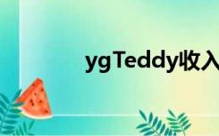 ygTeddy收入（yg Teddy）