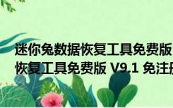 迷你兔数据恢复工具免费版 V9.1 免注册码版（迷你兔数据恢复工具免费版 V9.1 免注册码版功能简介）