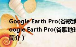 Google Earth Pro(谷歌地球) V7.3.2.5491 绿色免费版（Google Earth Pro(谷歌地球) V7.3.2.5491 绿色免费版功能简介）