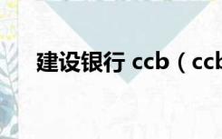 建设银行 ccb（ccb网上银行e路护航）