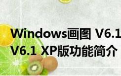 Windows画图 V6.1 XP版（Windows画图 V6.1 XP版功能简介）