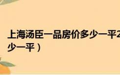 上海汤臣一品房价多少一平2021洒店（上海汤臣一品房价多少一平）