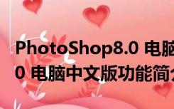 PhotoShop8.0 电脑中文版（PhotoShop8.0 电脑中文版功能简介）