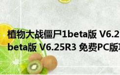 植物大战僵尸1beta版 V6.25R3 免费PC版（植物大战僵尸1beta版 V6.25R3 免费PC版功能简介）