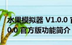 水果模拟器 V1.0.0 官方版（水果模拟器 V1.0.0 官方版功能简介）