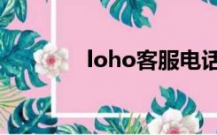 loho客服电话（loho官网）